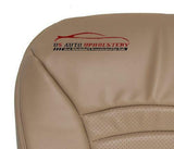 00-02 Ford E250 Econoline Chateau Driver Bottom Vinyl Perforated Seat Cover Tan - usautoupholstery