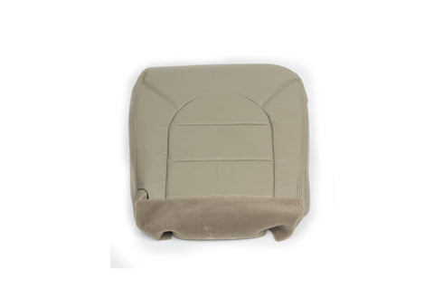 1999 Ford F250 F350 Lariat -DRIVER Side Bottom LEATHER Seat Cover TAN- - usautoupholstery