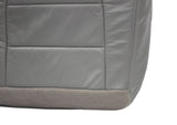 1999 Ford F250 F350 Lariat NEW Driver Side Bottom Bucket Leather Seat Cover GRAY - usautoupholstery