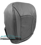 2003 E-Series Econoline Van -Driver Side Bottom Vinyl PERFORATED Seat Cover GRAY - usautoupholstery