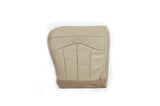 00 01 Ford Excursion Limited Bucket - Driver Side Bottom Leather Seat Cover TAN - usautoupholstery
