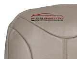 2000 GMC Yukon Passenger Side Bottom Replacement LEATHER Seat Cover Shale Tan - usautoupholstery