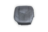 2006 Chevy Avalanche 1500 4X4 LT Z71 Driver Bottom Leather Seat Cover Dark Gray - usautoupholstery