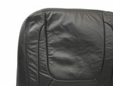 04 Dodge Ram Laramie Passenger Side Bottom Leather Seat Cover Dark Gray - usautoupholstery