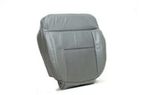 06 07 Ford F-150 Lariat -Driver Side Bottom Replacement Leather Seat Cover Gray- - usautoupholstery