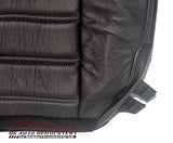 03-07 Hummer H2 SUT SUV OnStar Sunroof *Driver Bottom Leather Seat Cover Black - usautoupholstery
