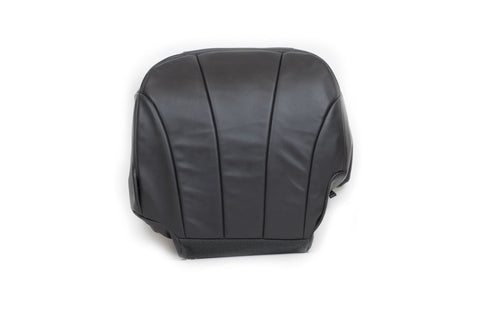 99-02 Chevy Silverado W/T Work Truck WT Driver Side Bottom VINYL Seat Cover Gray - usautoupholstery