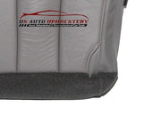 2000 - Ford F-150 Lariat Super F150 Driver Side Bottom Leather Seat Cover GRAY - usautoupholstery