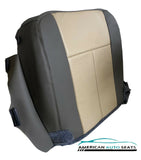 2008 Ford Expedition Eddie Bauer Driver Bottom Perf Vinyl Seat Cover 2 Tone Tan