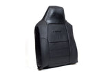 07 Ford F250 Lariat Driver Side Lean back Replacement Leather Seat Cover Black - usautoupholstery