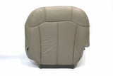 2000, 2001, 2002 GMC Yukon (XL SLT) Driver Side Bottom Leather Seat Cover - Gray - usautoupholstery