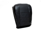 2005 2006 Ford F250 Lariat XLT Sport Driver Side Bottom Leather Seat Cover Black - usautoupholstery