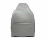 2000 Ford Excursion Limited Driver Lean Back Replacement Leather Seat Cover GRAY - usautoupholstery