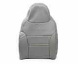 2001 Ford Excursion Driver Side Lean Back Replacement Leather Seat Cover GRAY - usautoupholstery