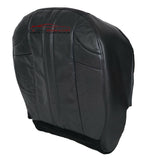 2002-2007 Jeep Grand Cherokee Limited Driver Bottom Leather Seat Cover Dark Gray - usautoupholstery