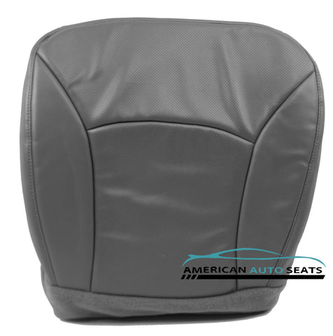2000-2002 Ford E350 XL Cargo Van -Driver Side Bottom PERFORATED Seat Cover GRAY - usautoupholstery